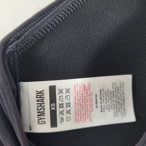 Gymshark XS women's black bralette sports bra - Picture 3 of 5